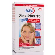 Eurho Vital Zink Plus 15 mg 60 Tabs